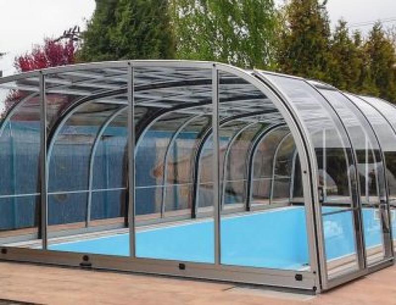 Poolüberdachung Florida, hohe Ausführung